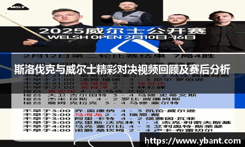 斯洛伐克与威尔士精彩对决视频回顾及赛后分析
